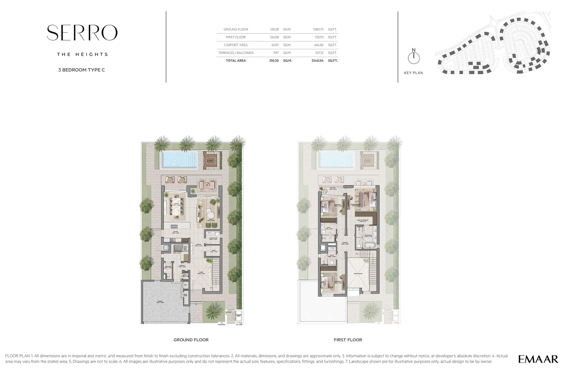 Serro at The Heights Country Club and Wellness floor plans