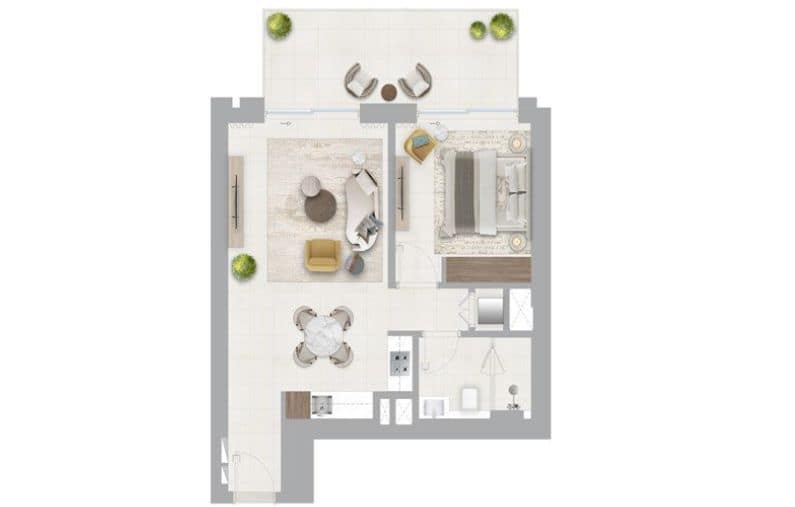 creek heaven at Dubai Creek Harbour by Emaar floor plan