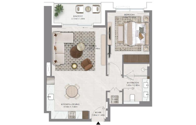 Lyvia By Palace at Dubai Creek Harbour floor plan
